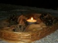 table dekoration inkl candle